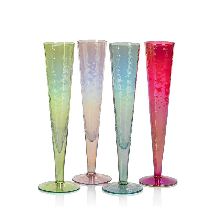 Aperitivo Colored Champagne Flutes - #Perch#