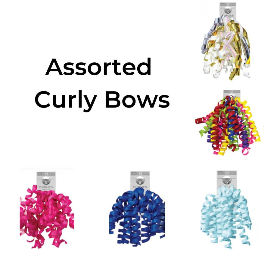 Assorted Curly Bows - #Perch#