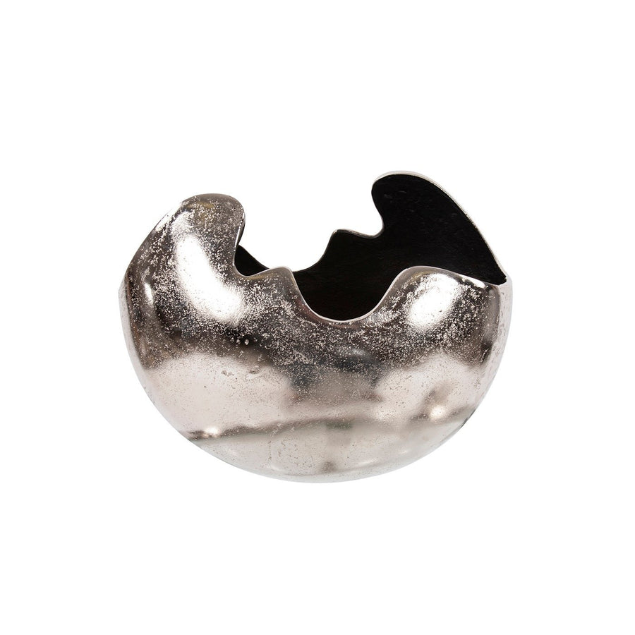 Asymmetrical Contemporary Aluminum Bowl - #Perch#