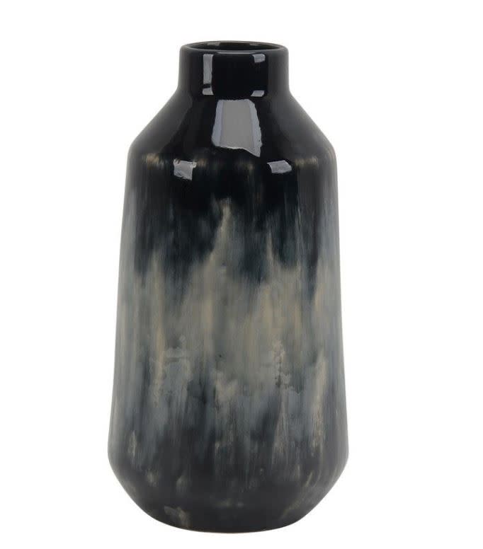 Blue and Black Mixed Vase - #Perch#