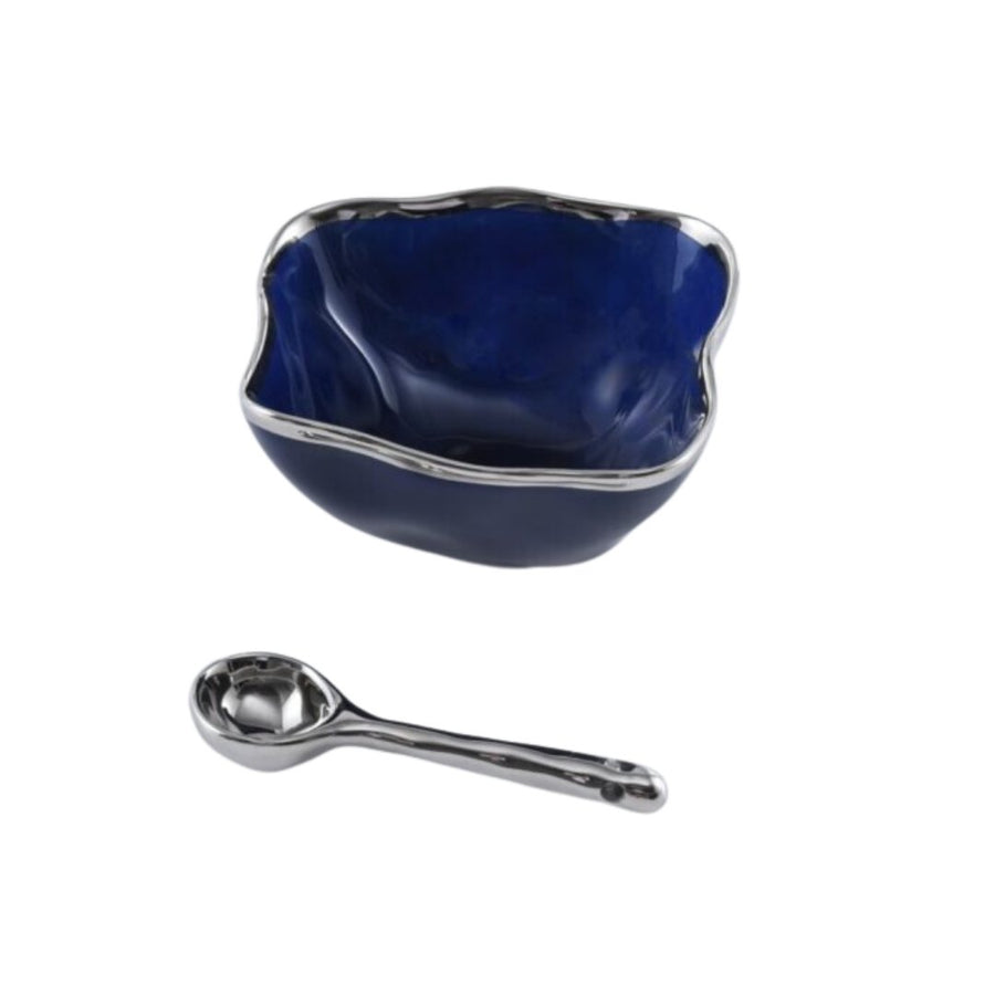Blue Bowl & Spoon Set - #Perch#