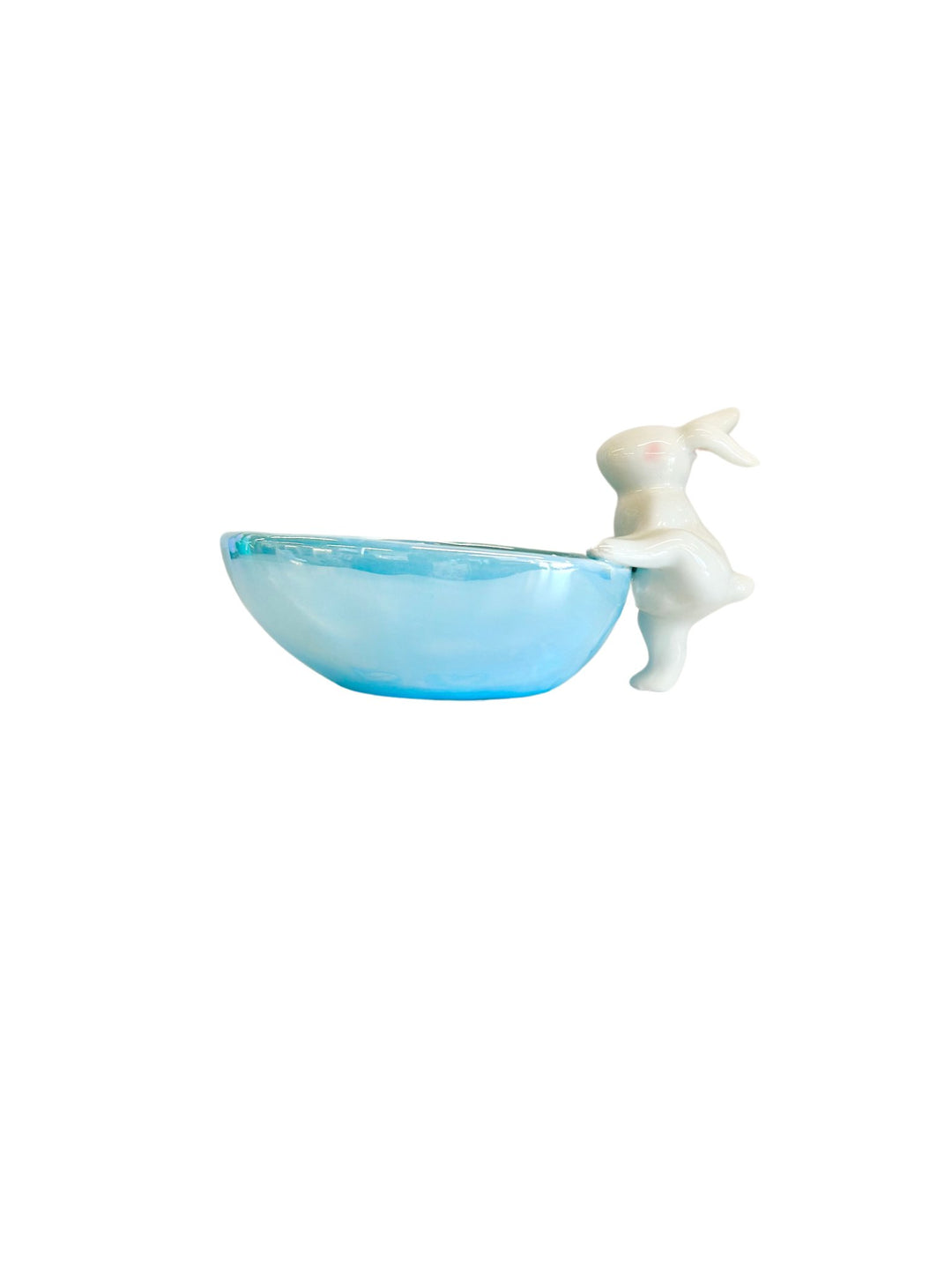 Blue Bunny Egg Dish, 7.25" - #Perch#