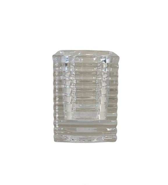 Clear Glass Candle Holder - #Perch#