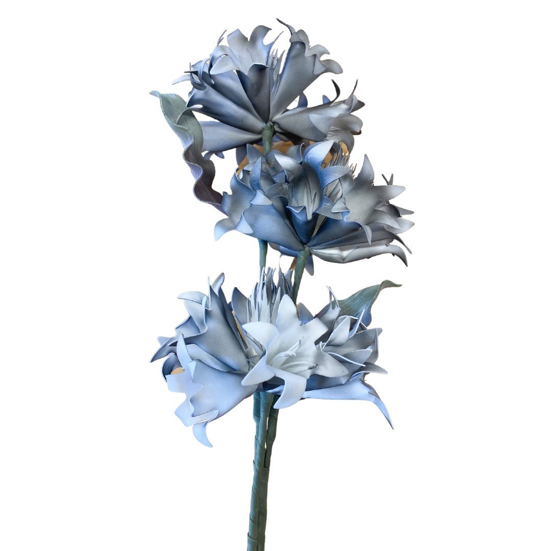 Dusty Blue Flower - #Perch#