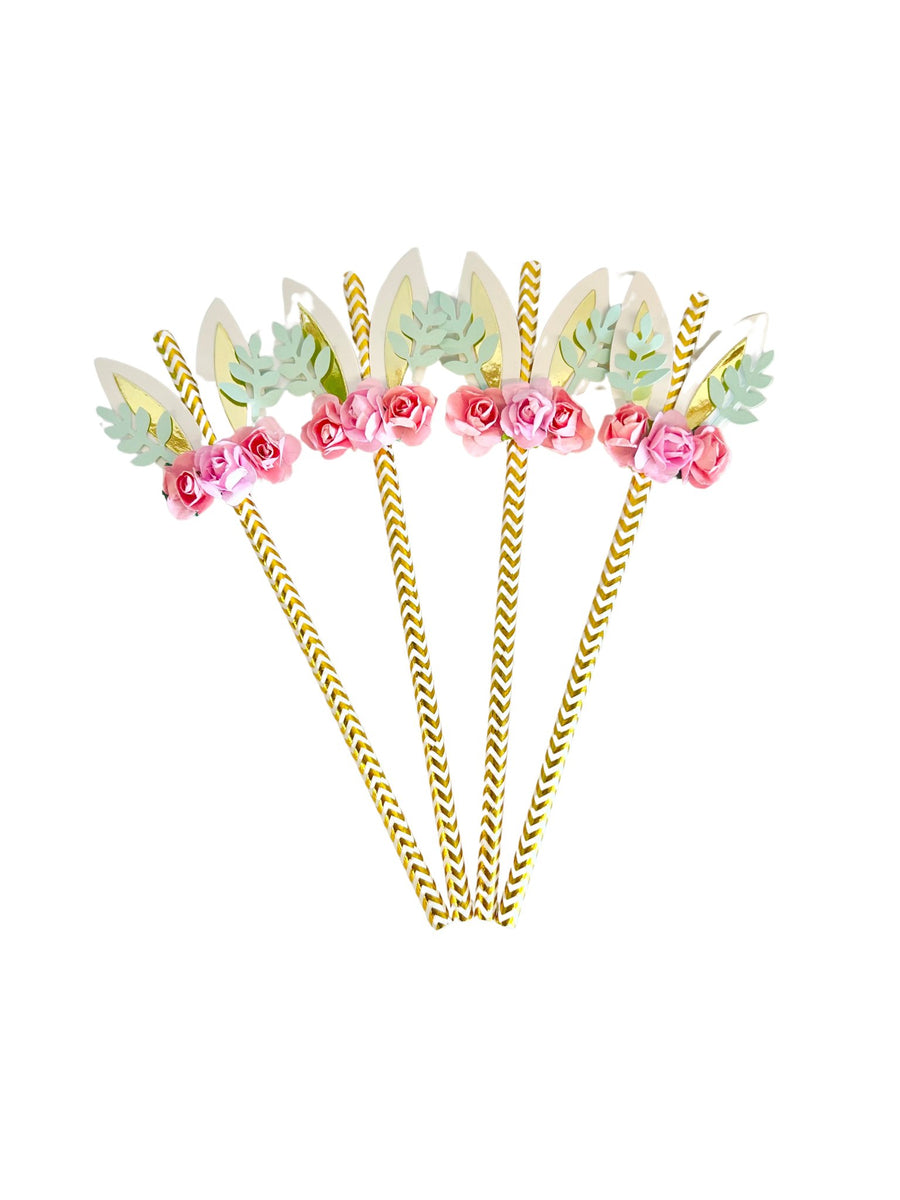 Easter Paper Straws, Pack 4, Header Card - #Perch#