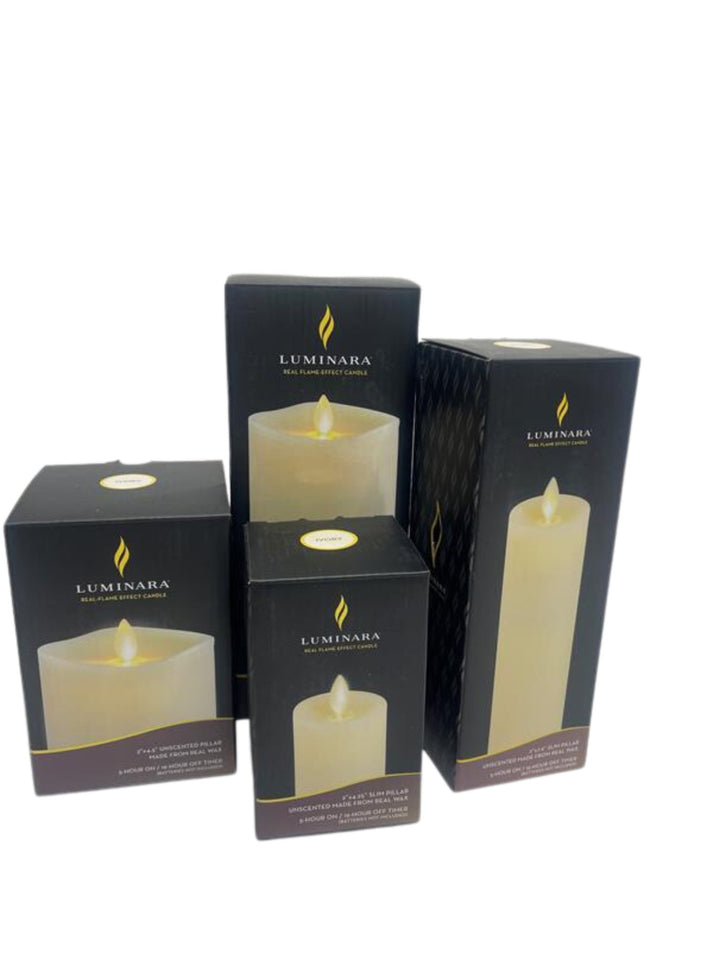 Flameless Pillar Candles - #Perch#