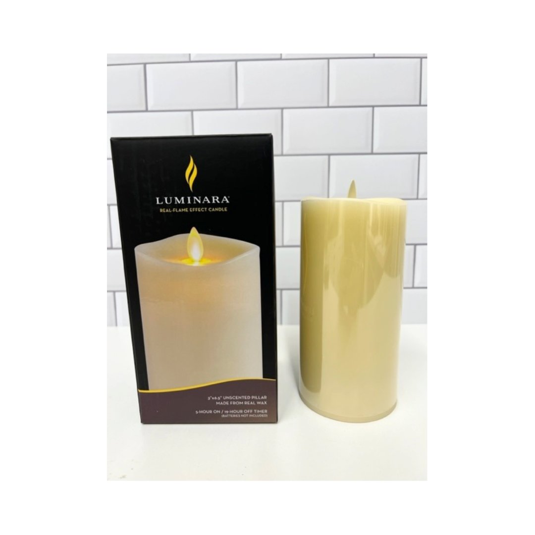 Flameless Pillar Candles - #Perch#