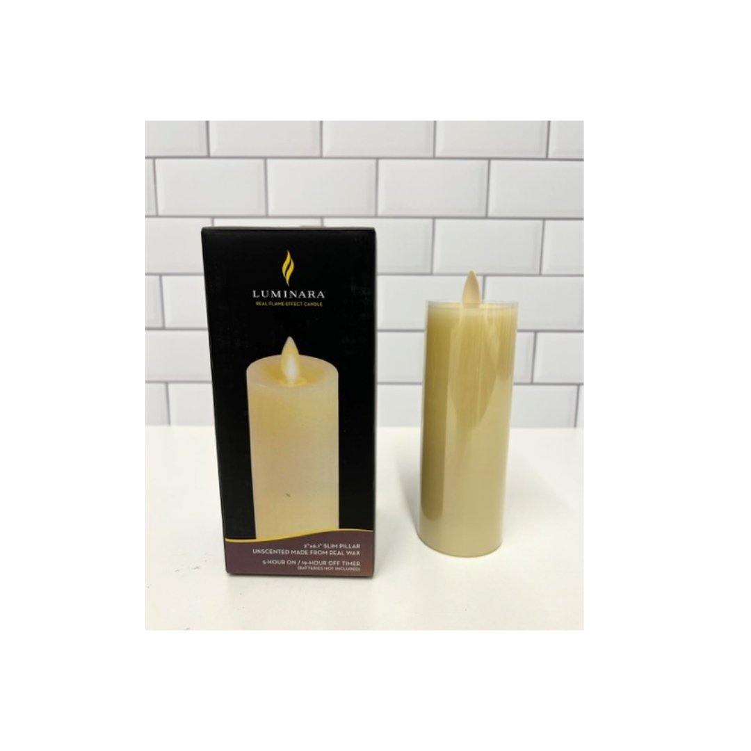 Flameless Pillar Candles - #Perch#