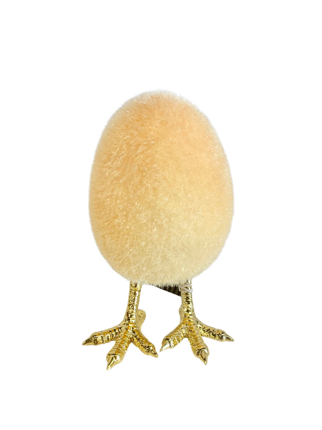 Flocked Egg With Feet - #Perch#