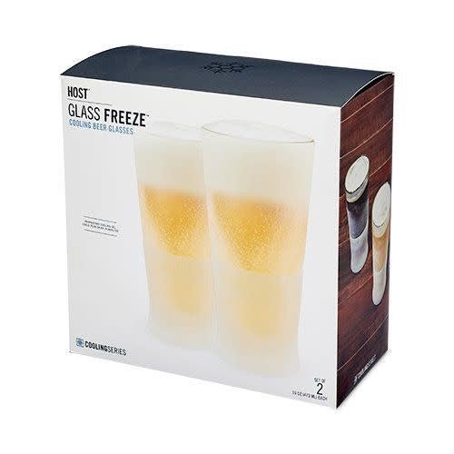 Glass Freeze Beer Glasses - #Perch#