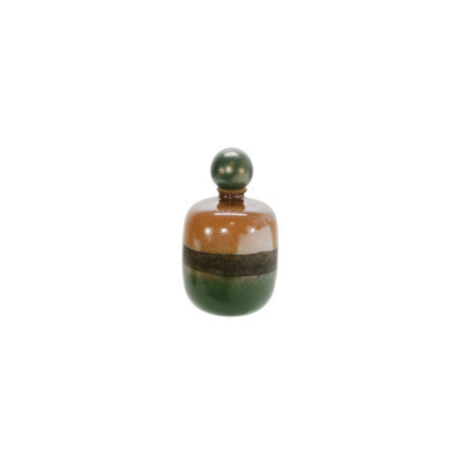 Glass Jar with Ball Topper - #Perch#