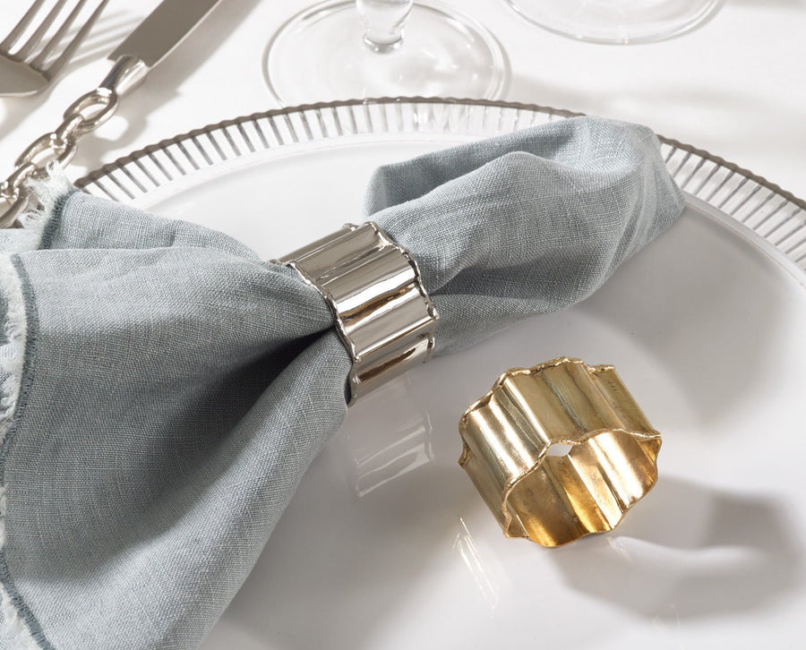 Gold Classic Design Napkin Ring - #Perch#