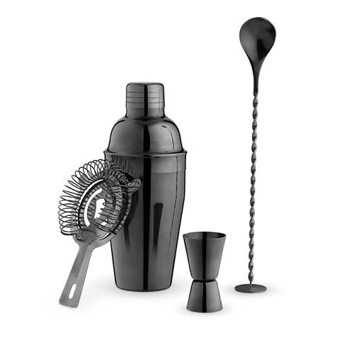 Gunmetal Black Barware Set - #Perch#