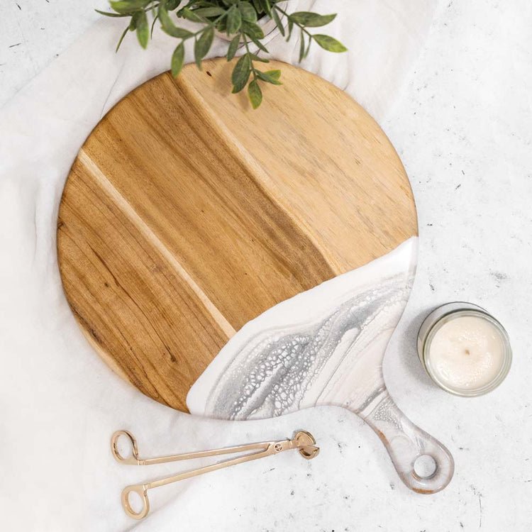 Hand Dipped Cheese Boards - Marble - #Perch#
