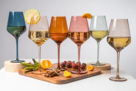 Handblown Wine Glasses - #Perch#