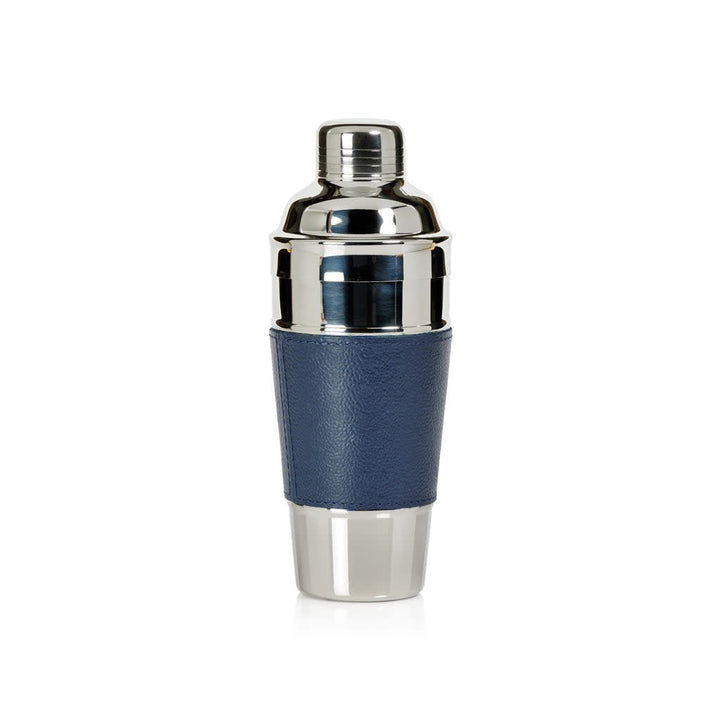 Laguna Nickel & Leather Cocktail Shaker - #Perch#