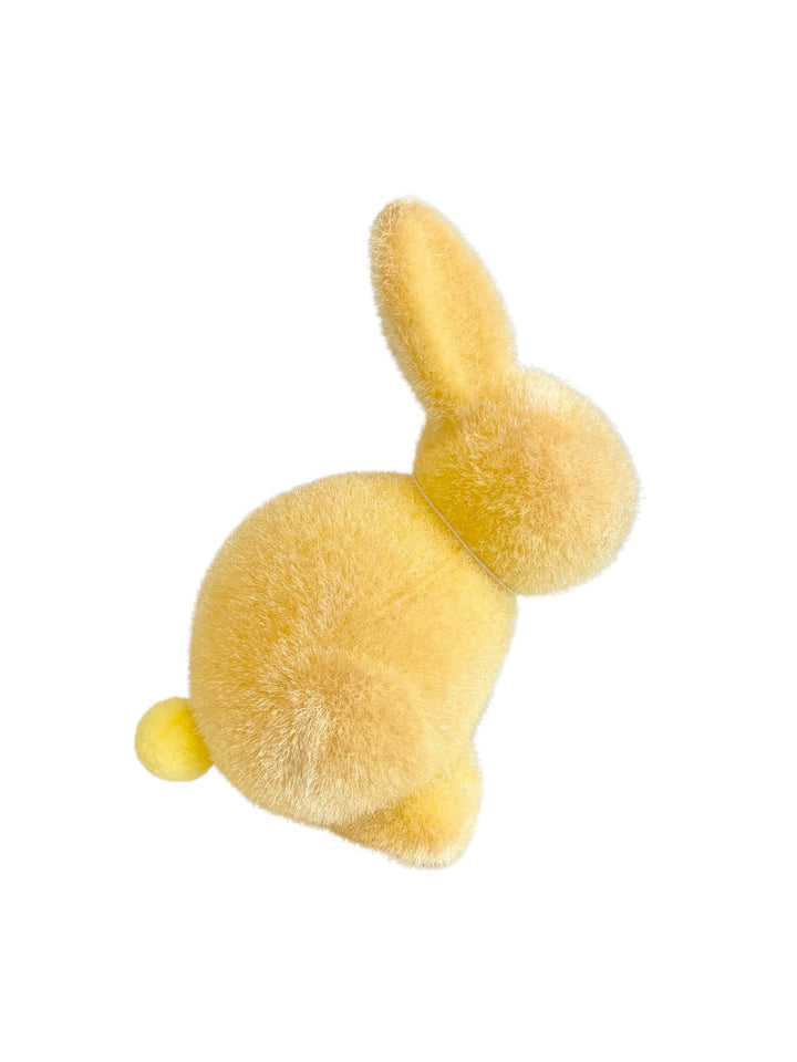 Large Flocked Seated Bunny - #Perch#