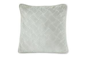 Light Blue Weave Pattern Velvet Pillow - #Perch#