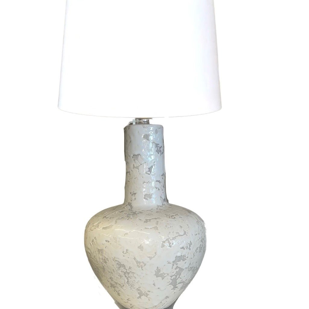 Long Neck Lamp - White Texture - #Perch#