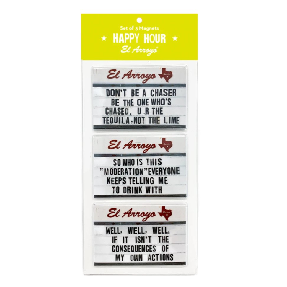 Magnet - Happy Hour - Set Of 3 - #Perch#