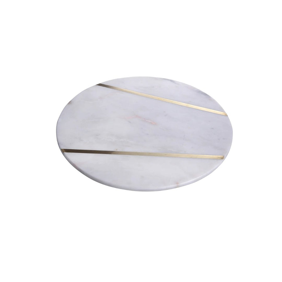 Marble Plate Brass Inlay - #Perch#