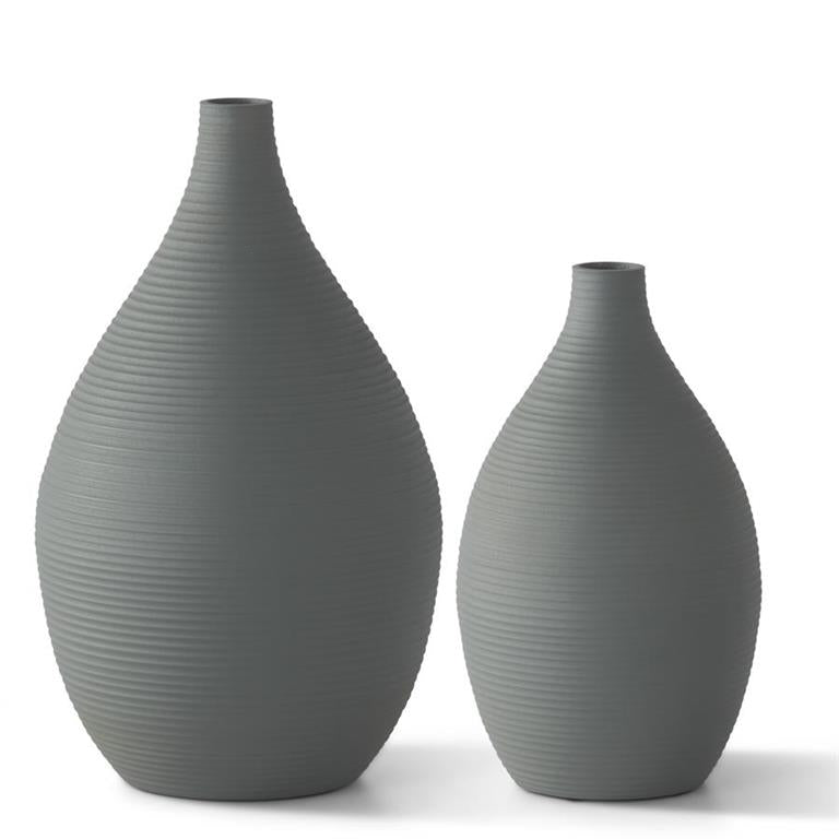Matte Gray Vase - Large - #Perch#