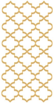 Moroccan Trellis Gold Guest Towels - #Perch#
