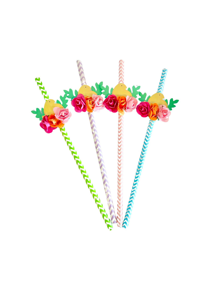 Peeps Paper Party Straws, S/4 - #Perch#