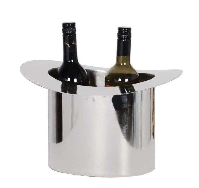 Silver Top Hat Wine Cooler - #Perch#