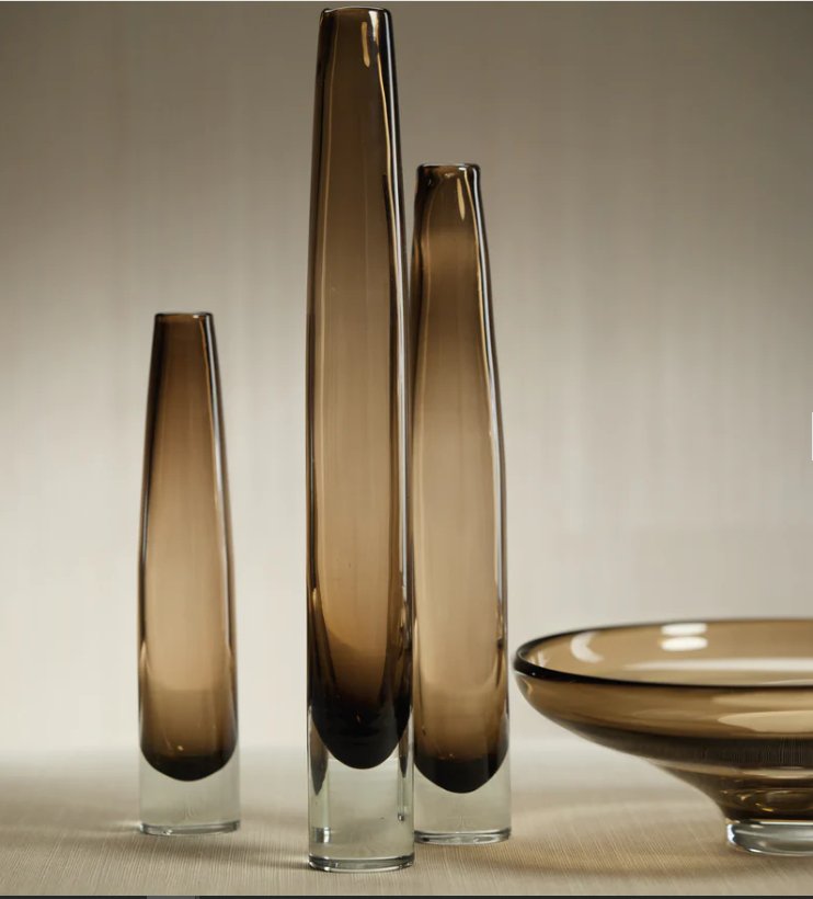 Tate Vase - 20.5" - Dark Amber - #Perch#